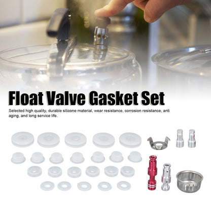 Electric Pressure Cooker Accessory Set Universal Float Valve Gasket Anti Blocking Bracket Replacement V1294-YM0523-3113210259611