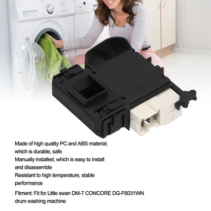 Washer Door Lock Drum Washing Machine Door Latch for Little Swan DM7 CONCORE DGF6031WN V1294-YM0523-3113210260111