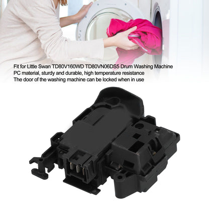 Door Lock Switch Assembly Drum Washing Machine Accessory Fit for Little Swan TD80V160WD TD80VN06DS5 250V V1294-YM0523-3113210260411