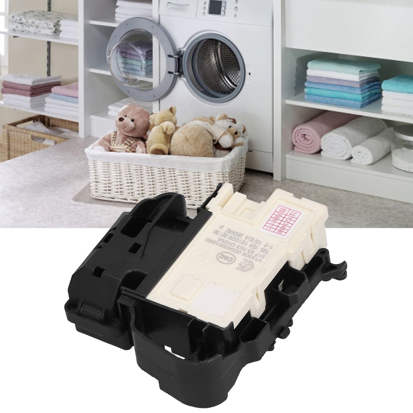 Electric Door Lock Assembly 00128D 250V Fit for Sanyo DGF6031W DGF60311BCG Drum Washing Machine V1294-YM0523-3113210260511