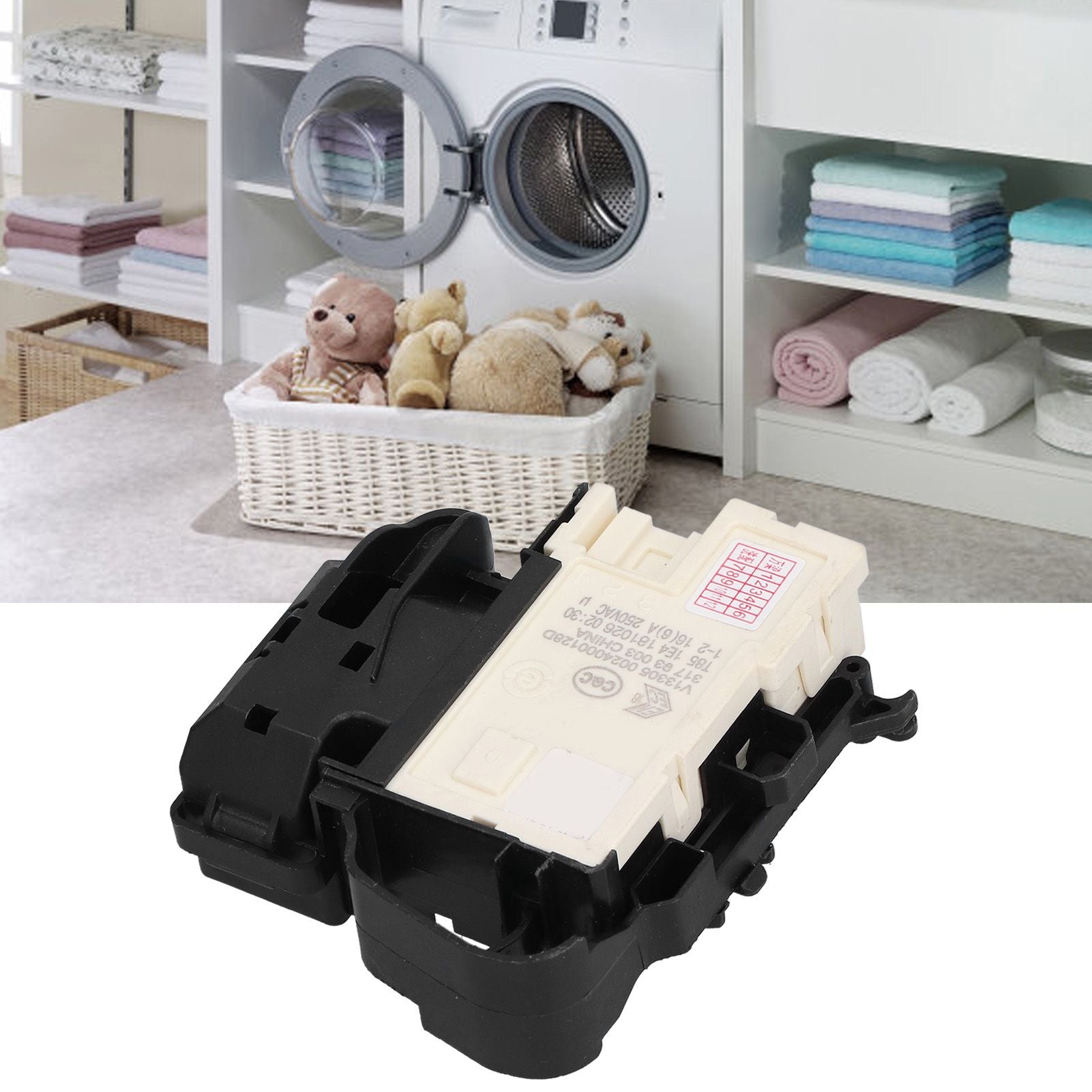 Electric Door Lock Assembly 00128D 250V Fit for Sanyo DGF6031W DGF60311BCG Drum Washing Machine V1294-YM0523-3113210260511