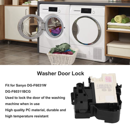 Electric Door Lock Assembly 00128D 250V Fit for Sanyo DGF6031W DGF60311BCG Drum Washing Machine V1294-YM0523-3113210260511