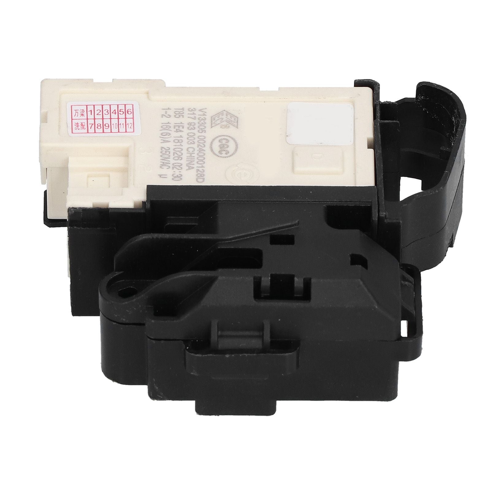 Electric Door Lock Assembly 00128D 250V Fit for Sanyo DGF6031W DGF60311BCG Drum Washing Machine V1294-YM0523-3113210260511