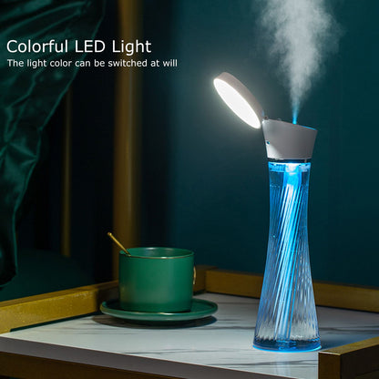 250ml Mini Humidifier Wireless Portable USB Charging Humidifier with Colorful LED Light V1294-YM0523-3113210262011