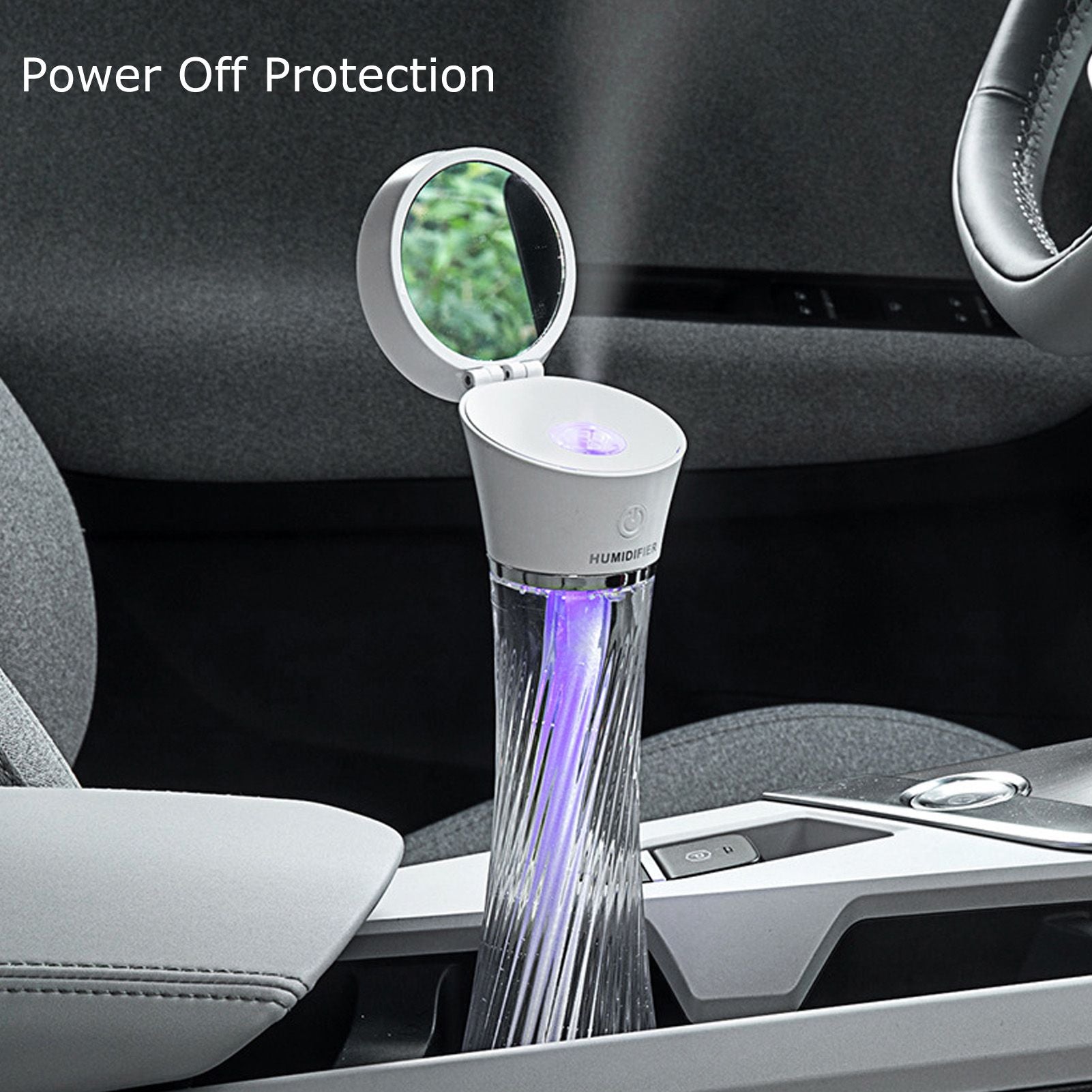 250ml Mini Humidifier Wireless Portable USB Charging Humidifier with Colorful LED Light V1294-YM0523-3113210262011