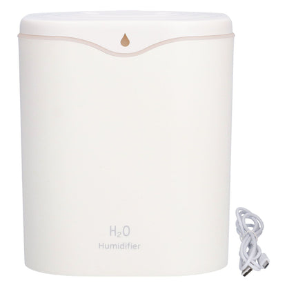 Double Spray Air Humidifier 2L Mini Silent Aroma Diffuser USB Powered for Home Bedroom Office White V1294-YM0523-3113210262111