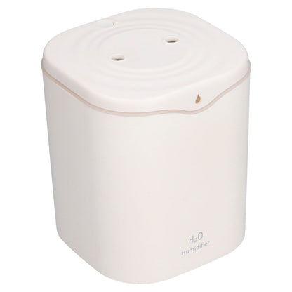 Double Spray Air Humidifier 2L Mini Silent Aroma Diffuser USB Powered for Home Bedroom Office White V1294-YM0523-3113210262111