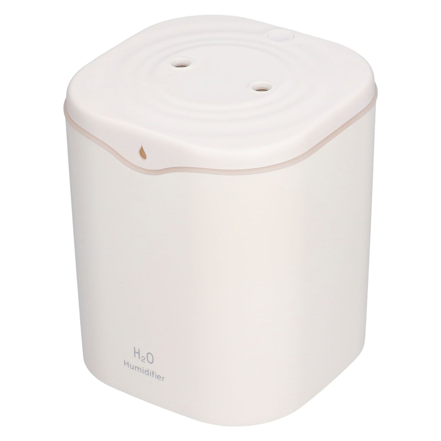 Double Spray Air Humidifier 2L Mini Silent Aroma Diffuser USB Powered for Home Bedroom Office White V1294-YM0523-3113210262111