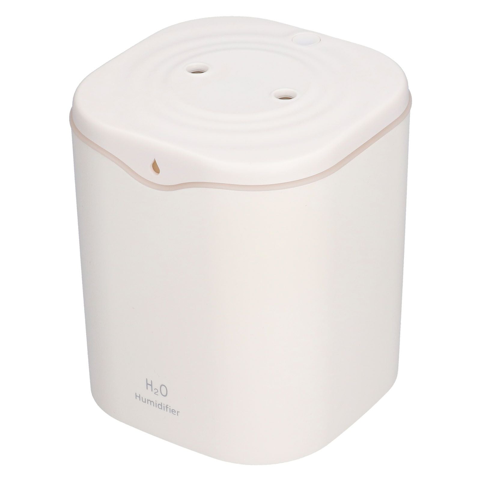 Double Spray Air Humidifier 2L Mini Silent Aroma Diffuser USB Powered for Home Bedroom Office White V1294-YM0523-3113210262111