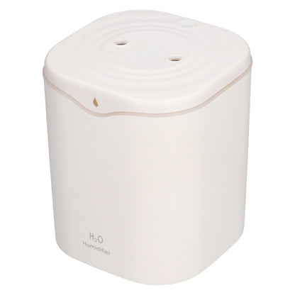 Double Spray Air Humidifier 2L Mini Silent Aroma Diffuser USB Powered for Home Bedroom Office White V1294-YM0523-3113210262111