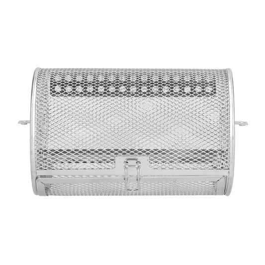 360 Degree Rotatable Fryer Basket Stainless Steel Baking Tool for Kitchen Electric Oven 12x12x18cm V1294-YM0523-3113210263111