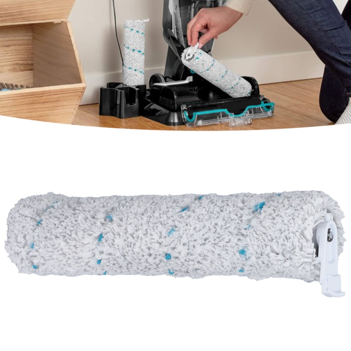 Multi Surfaces Brush Roller Replacement Fit for Bissell 2787 2554 CrossWave Cordless Max Vacuum Cleaner V1294-YM0523-3113210264111