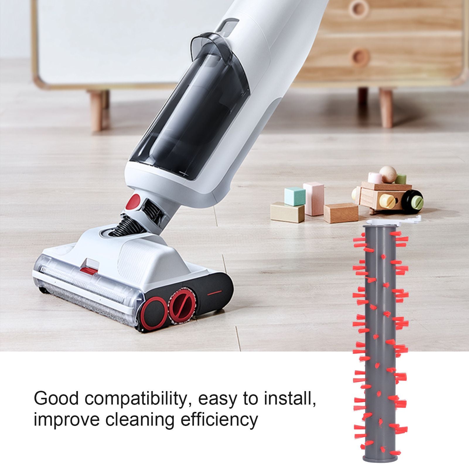 Carpet Brush Roller Replacement Fit for BISSELL CrossWave Cordless Max 2785 2554 2590 2593 2596 V1294-YM0523-3113210264411