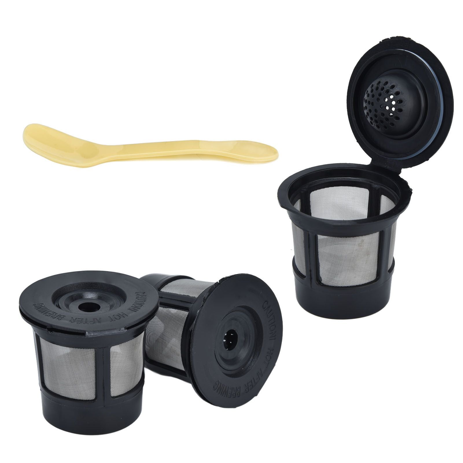 Coffee Filter Cup with Spoon Capsule Shell Coffee Capsules Cup Fit for Coffee Machine V1294-YM0523-3113210264511