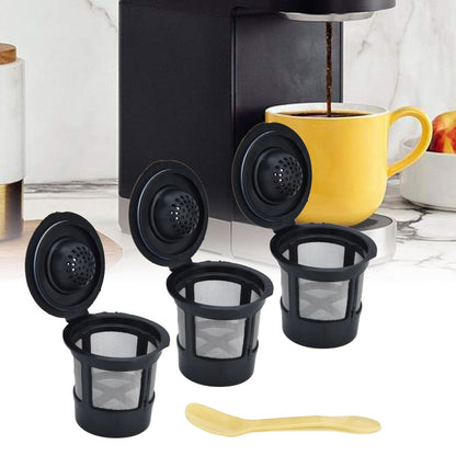 Coffee Filter Cup with Spoon Capsule Shell Coffee Capsules Cup Fit for Coffee Machine V1294-YM0523-3113210264511