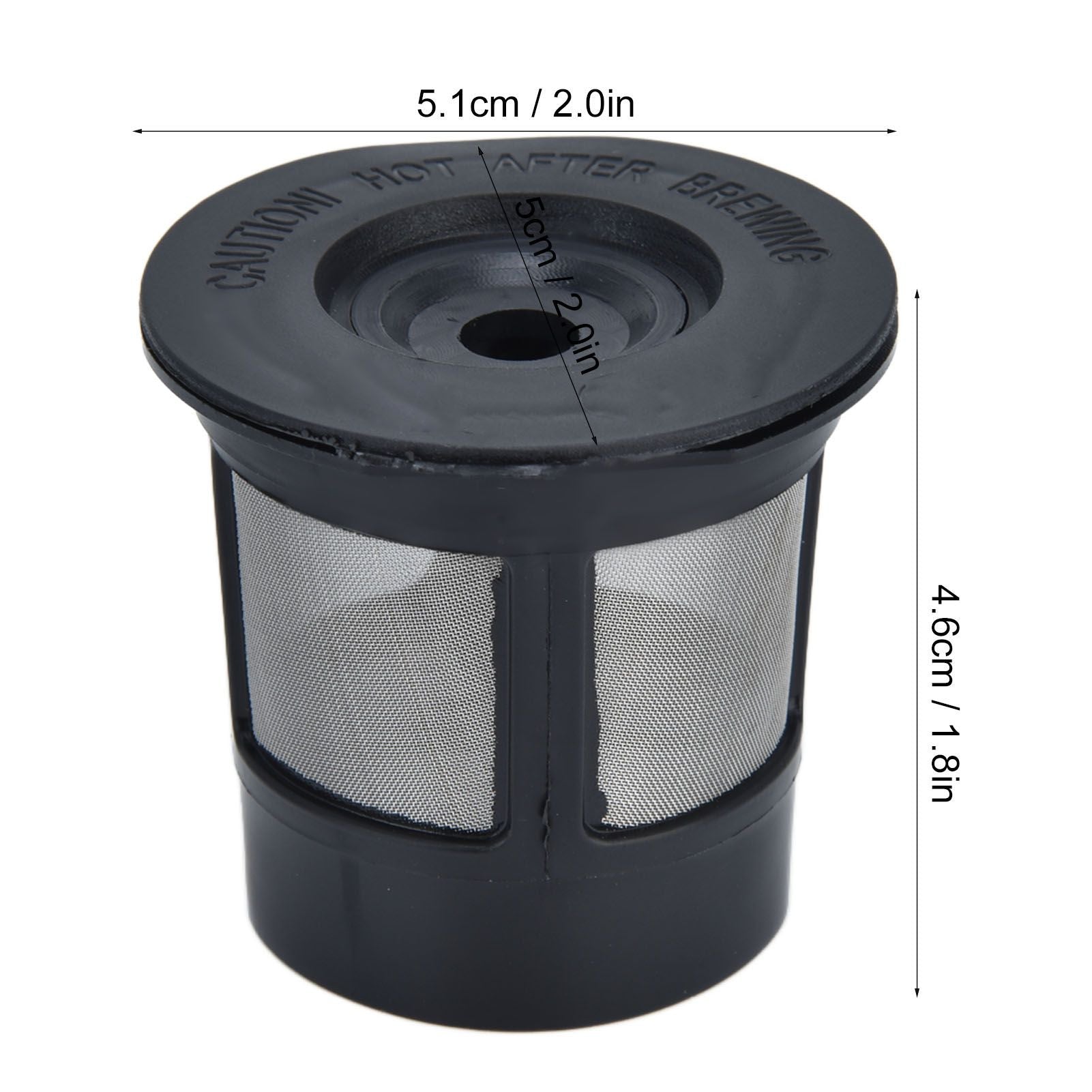 Coffee Filter Cup with Spoon Capsule Shell Coffee Capsules Cup Fit for Coffee Machine V1294-YM0523-3113210264511