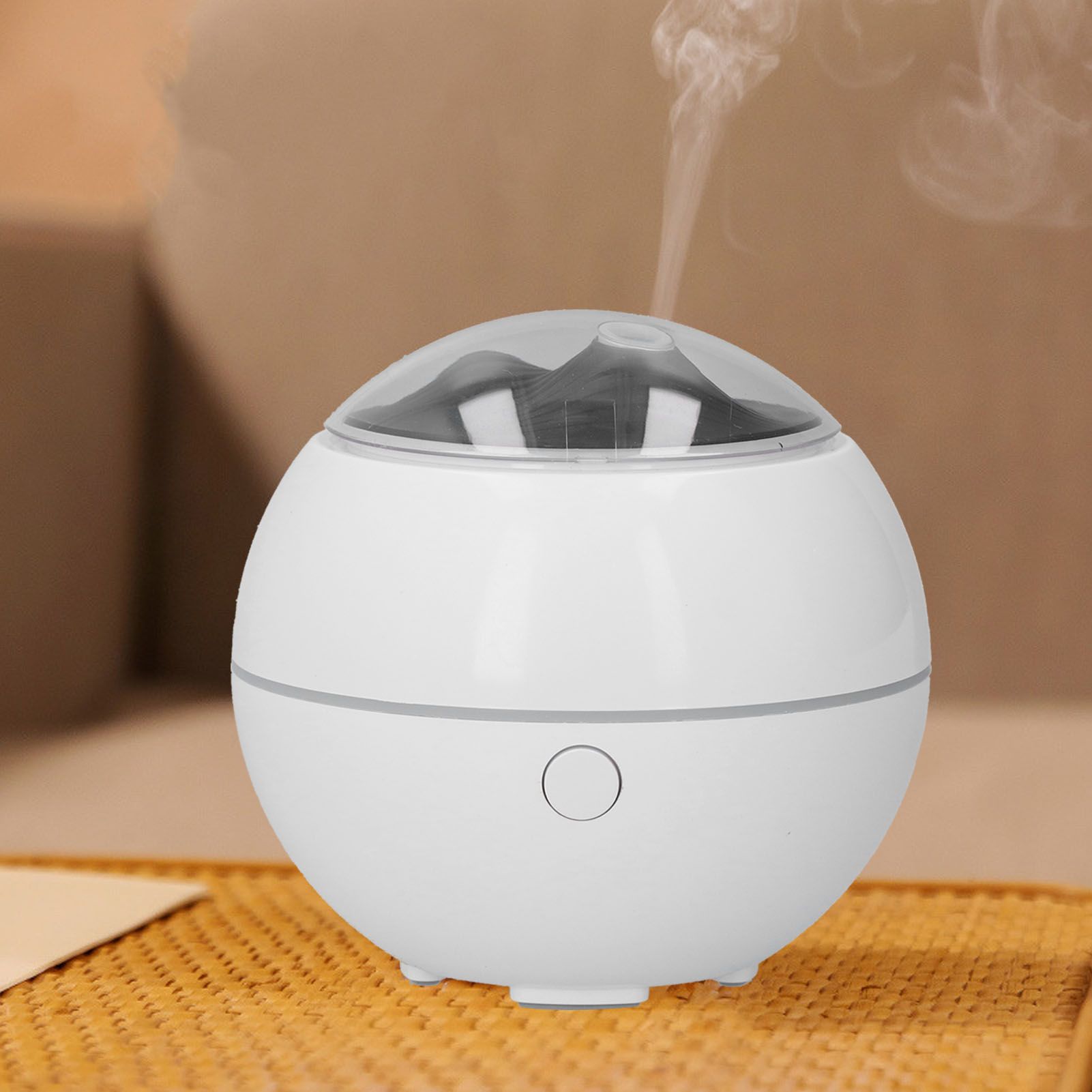 Aroma Diffuser USB Powered White 7 Color LED Humidification Equipment for Home Office V1294-YM0523-3113210264711