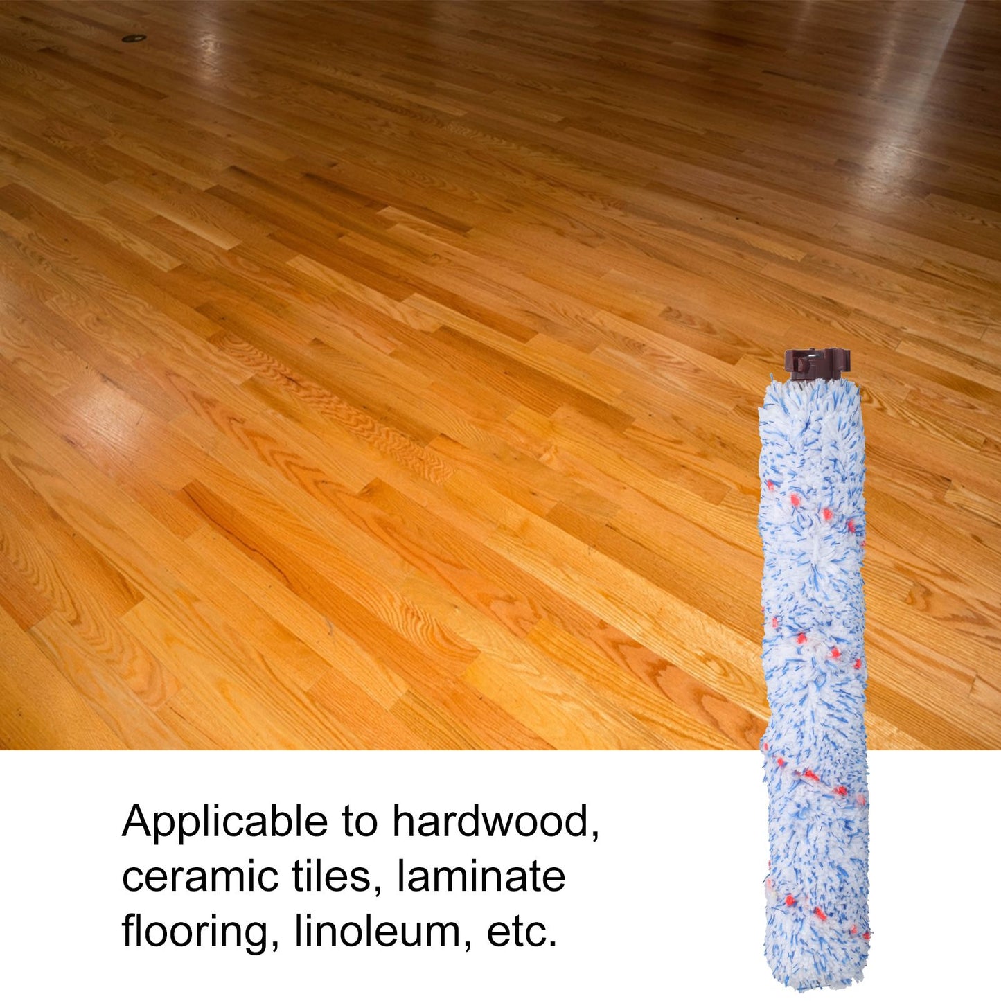 Brush Roll Dual Use Multi Surface for Hardwood Laminate Flooring Fit for Bissell 1868/1785/CrossWave PET PRO V1294-YM0523-3113210264811