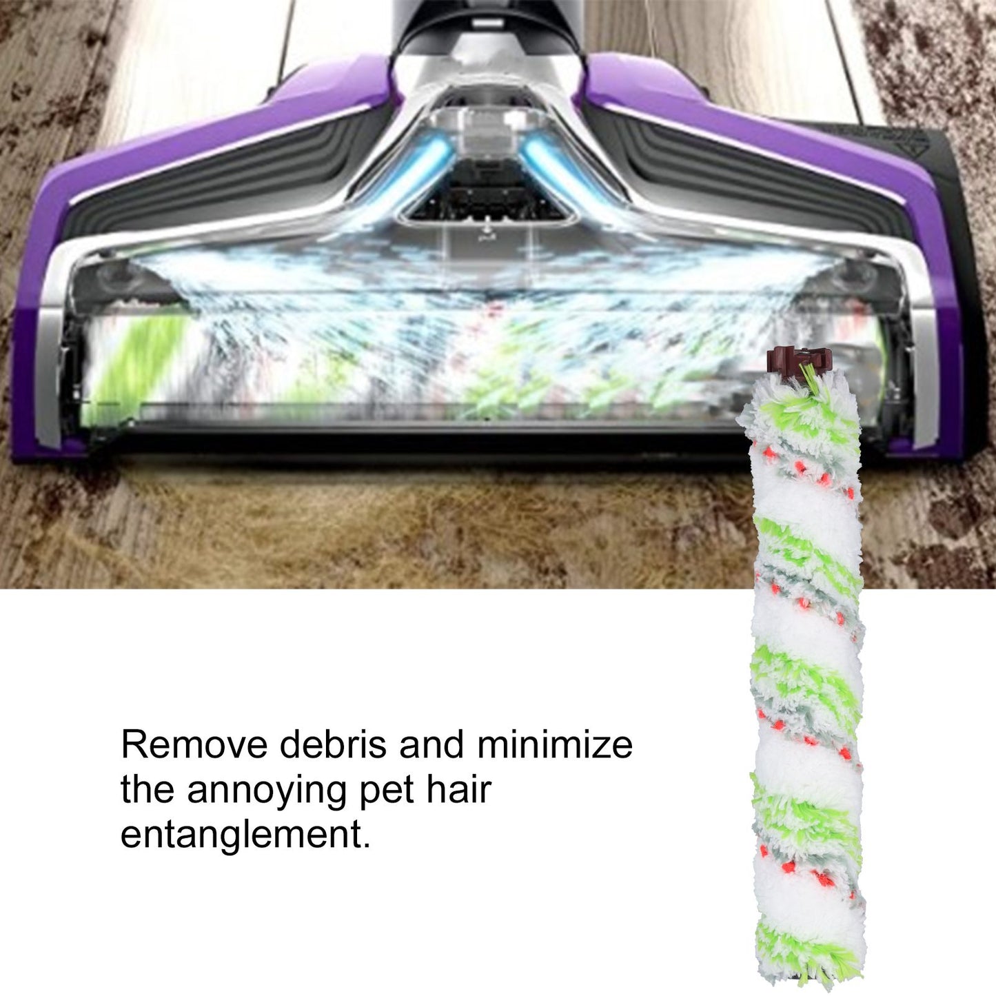 Multi Surface Pet Brush Roll Replacement Multifunction for Bissell 2460/1785 CrossWave V1294-YM0523-3113210265211