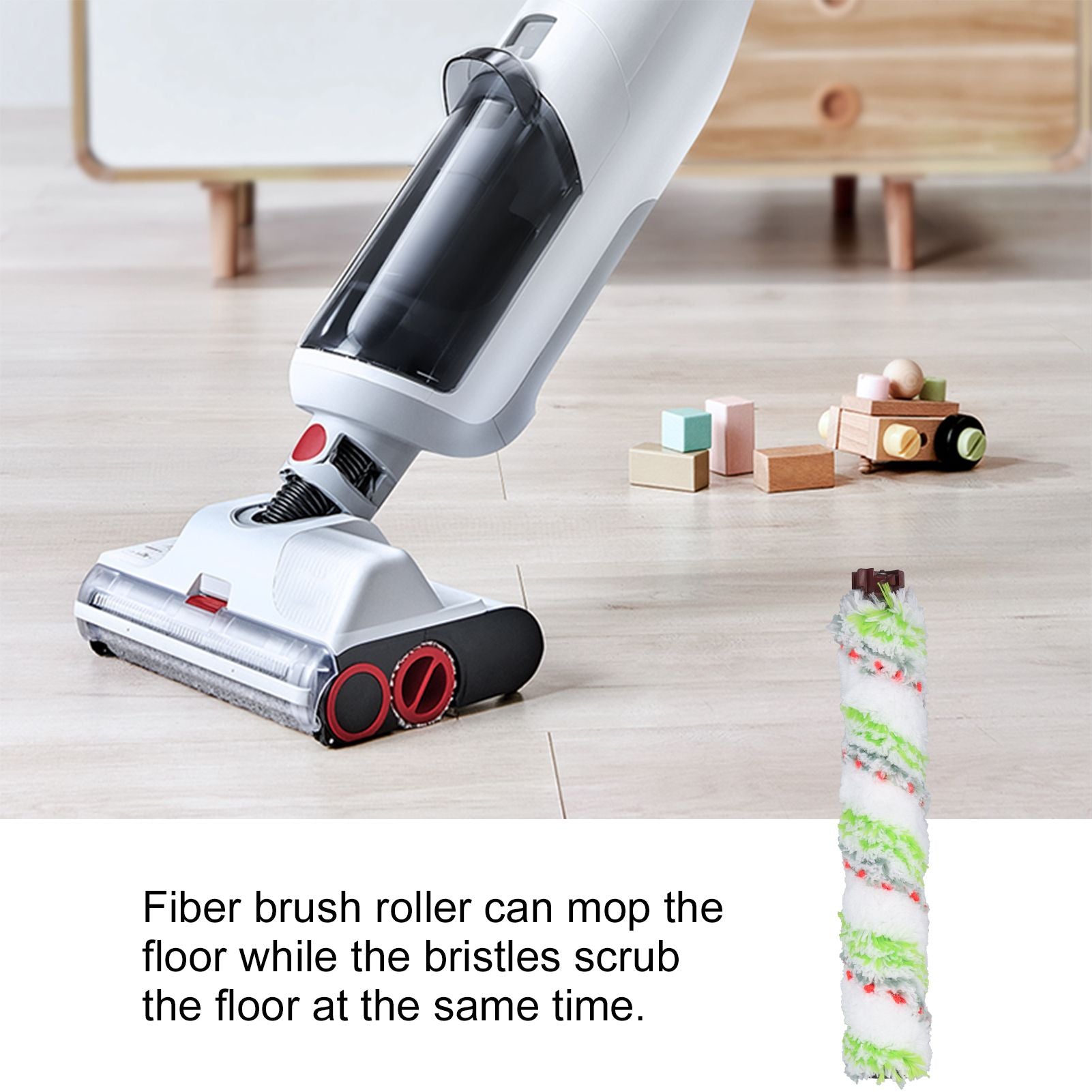 Multi Surface Pet Brush Roll Replacement Multifunction for Bissell 2460/1785 CrossWave V1294-YM0523-3113210265211