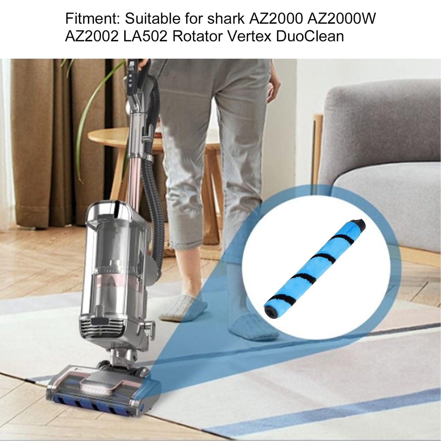 Vacuum Cleaner Roll Brush Soft for Shark AZ2000 AZ2000W AZ2002 LA502 Rotator Vertex DuoClean V1294-YM0523-3113210266411
