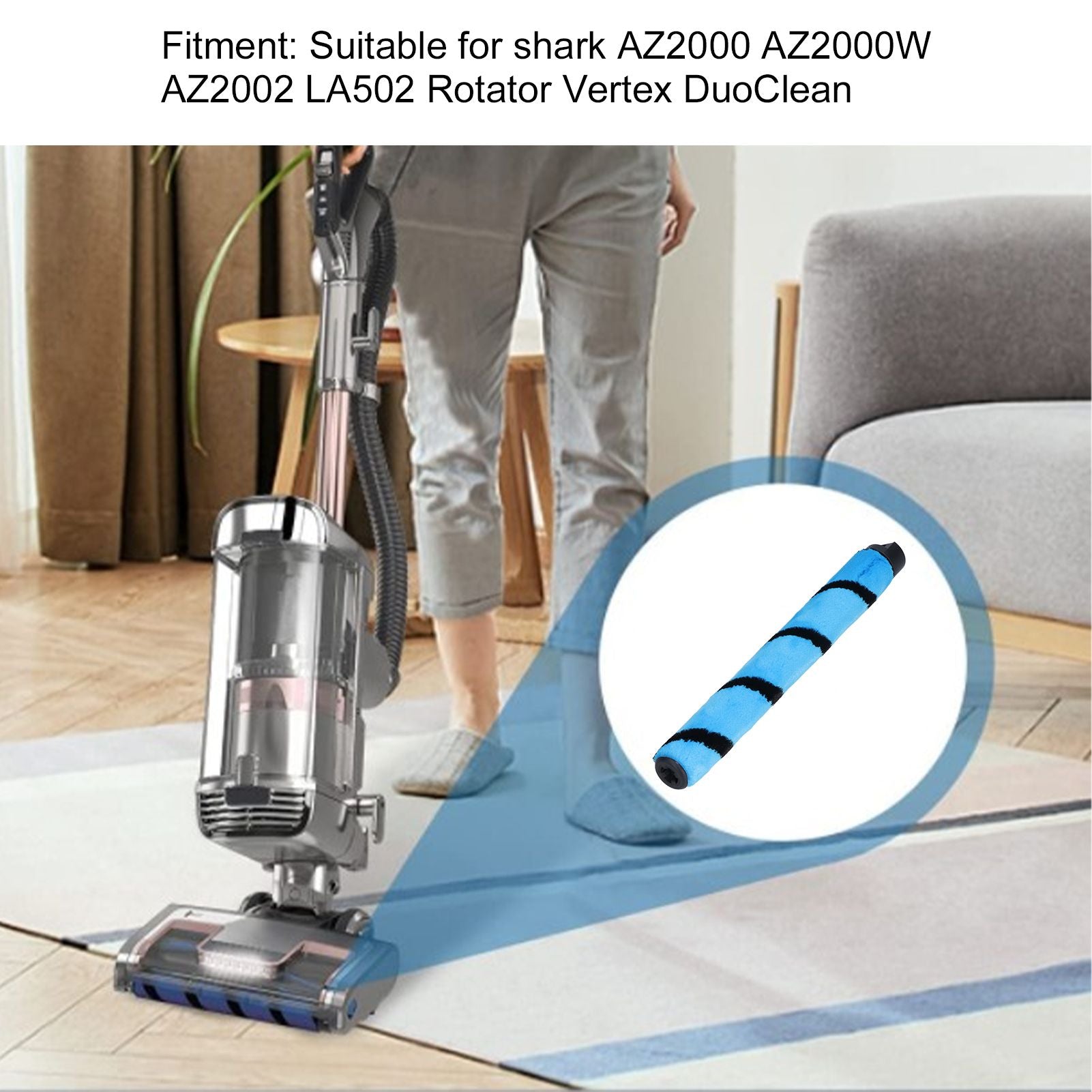 Vacuum Cleaner Roll Brush Soft for Shark AZ2000 AZ2000W AZ2002 LA502 Rotator Vertex DuoClean V1294-YM0523-3113210266411