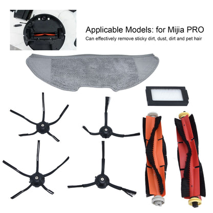 Sweeper Accessories Kit Easy Install Robotic Vacuum Cleaner Replacement Part for Mijia PRO Sweeper V1294-YM0523-3113210267411