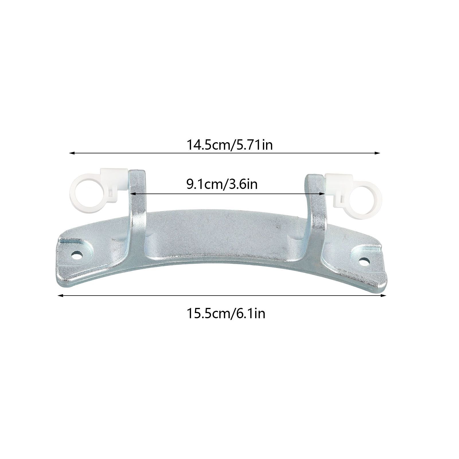 Washing Machine Door Hinge Aluminum Alloy Washer Door Hinge Replacement Part for Universal Front Loading V1294-YM0523-3113210268011
