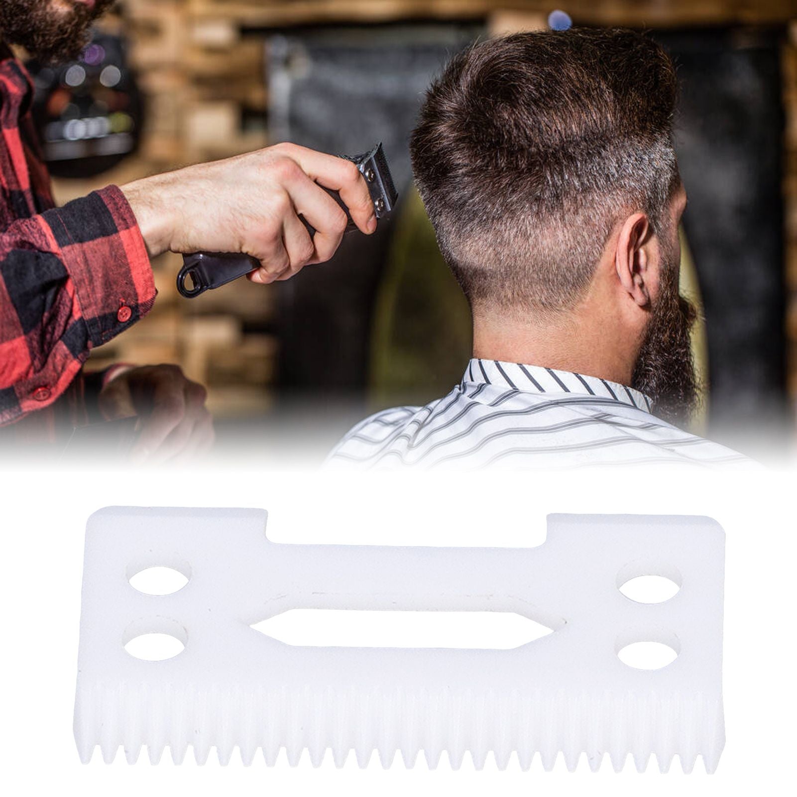Clipper Blades Incisive Durable Ceramics Small Compact Hair Cutting Supplies for Salon Home V1294-YM0523-3113210268411