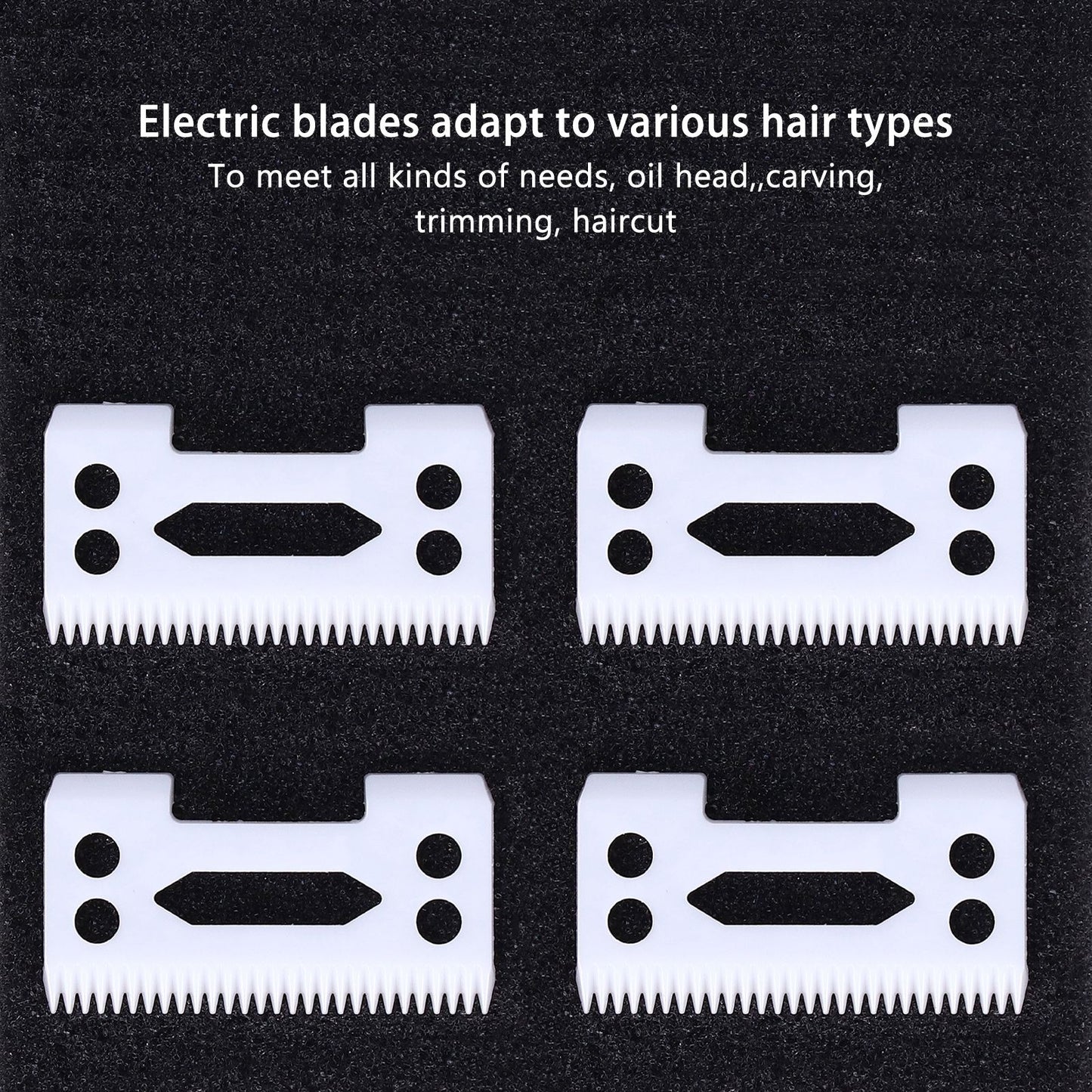 Clipper Blades Incisive Durable Ceramics Small Compact Hair Cutting Supplies for Salon Home V1294-YM0523-3113210268411