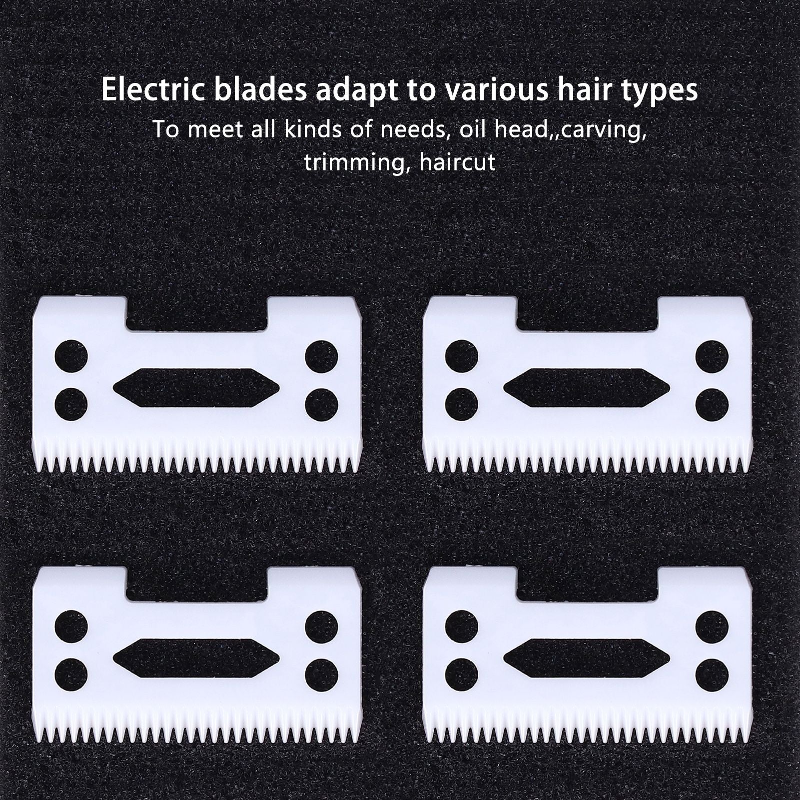 Clipper Blades Incisive Durable Ceramics Small Compact Hair Cutting Supplies for Salon Home V1294-YM0523-3113210268411
