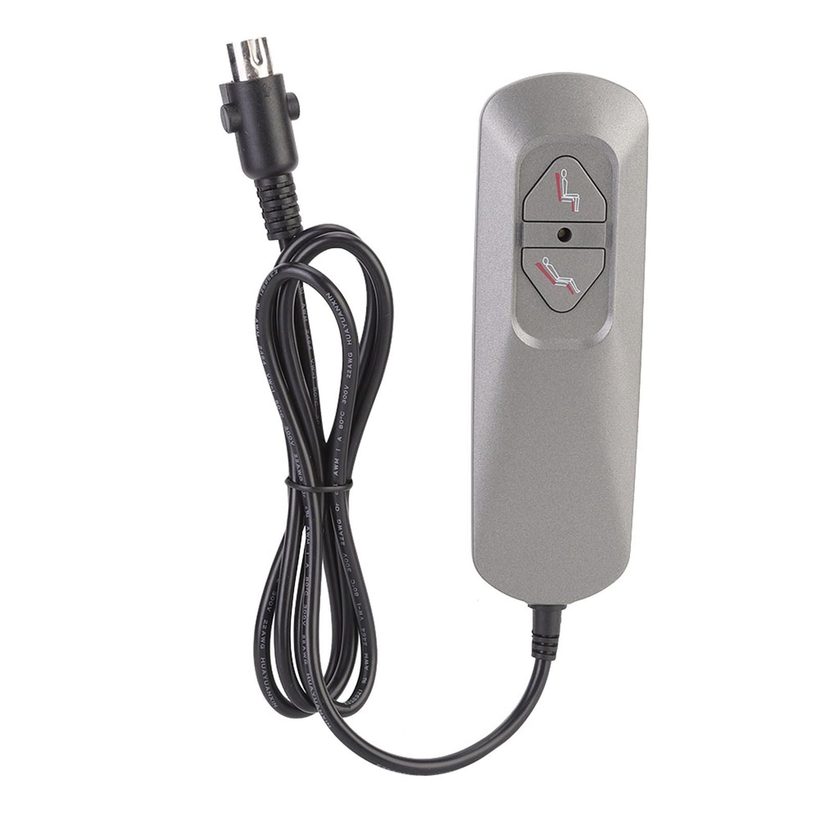 2 Buttons Electric Sofa Controller Universal 5 Pin Recliner Lifting Hand Control Switch 5V 1.25m V1294-YM0523-3113210269511