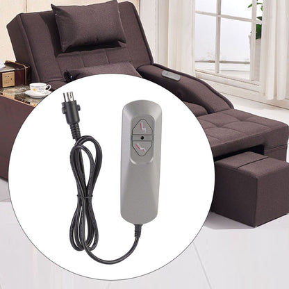 2 Buttons Electric Sofa Controller Universal 5 Pin Recliner Lifting Hand Control Switch 5V 1.25m V1294-YM0523-3113210269511