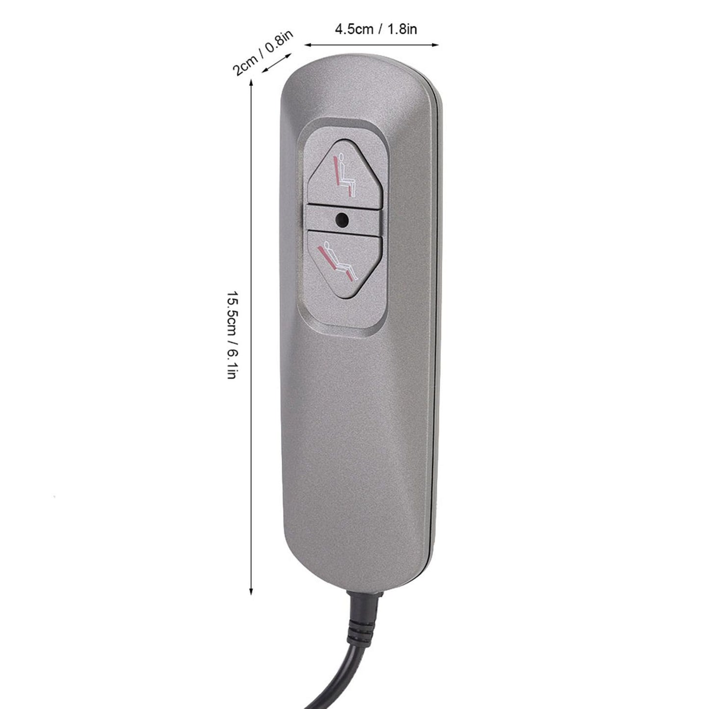 2 Buttons Electric Sofa Controller Universal 5 Pin Recliner Lifting Hand Control Switch 5V 1.25m V1294-YM0523-3113210269511