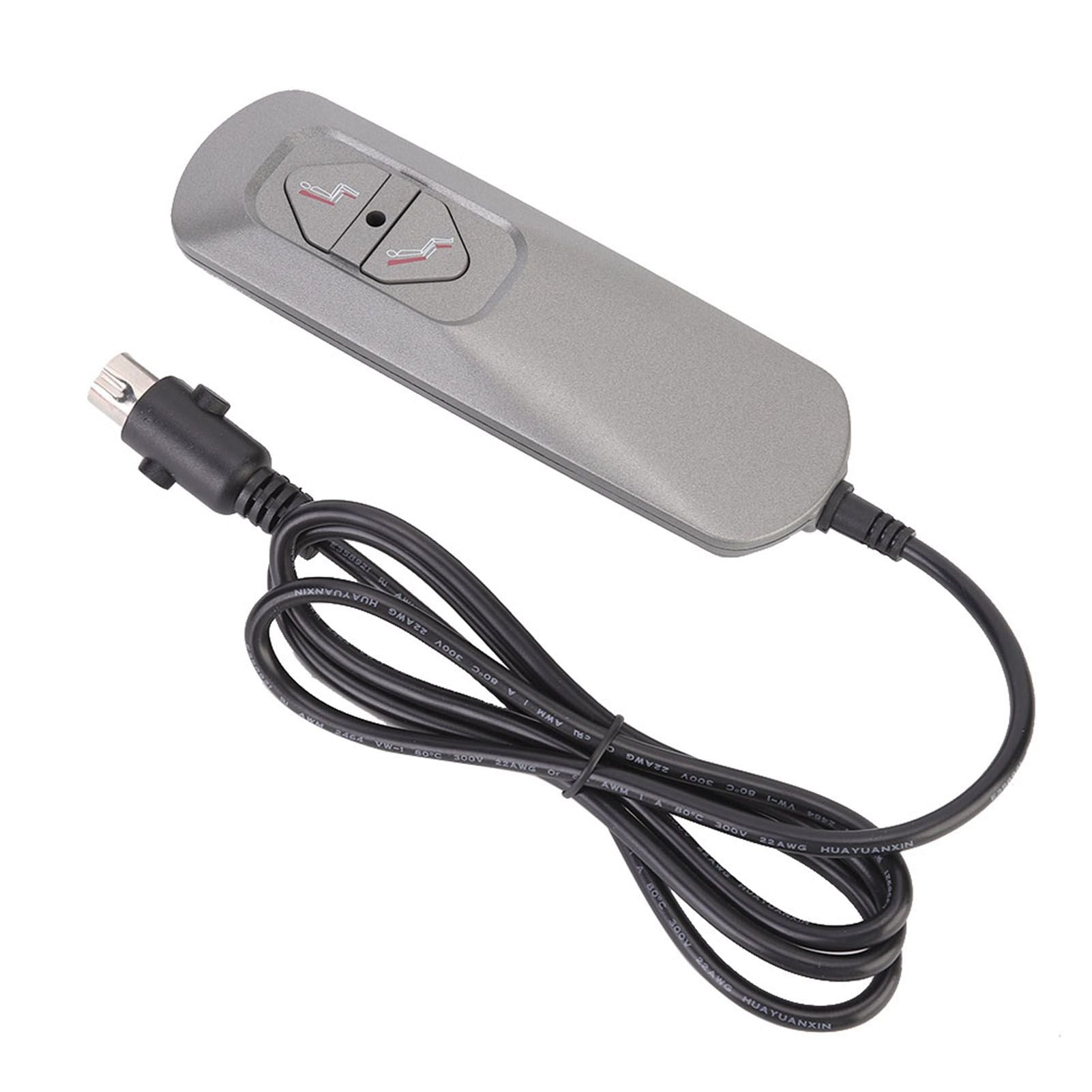 2 Buttons Electric Sofa Controller Universal 5 Pin Recliner Lifting Hand Control Switch 5V 1.25m V1294-YM0523-3113210269511