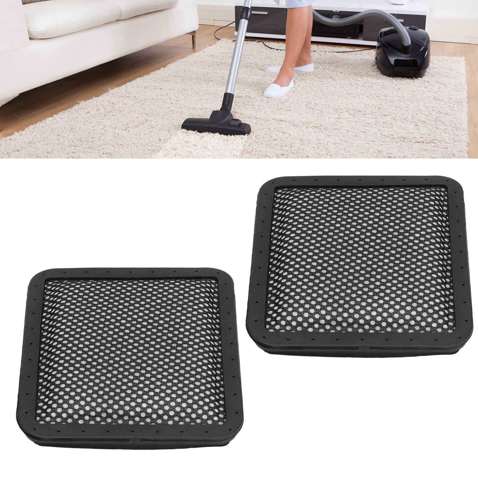 2Pcs Silicone Vacuum Filter Replacement Fit for Gtech AirRam 1st Generation Vacuum Cleaner V1294-YM0523-3113210273611