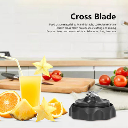 4 Fin Extractor Blade Replacement Electric Blender Accessory Parts Fit for 1000W 1200W Juicer V1294-YM0523-3113210273811