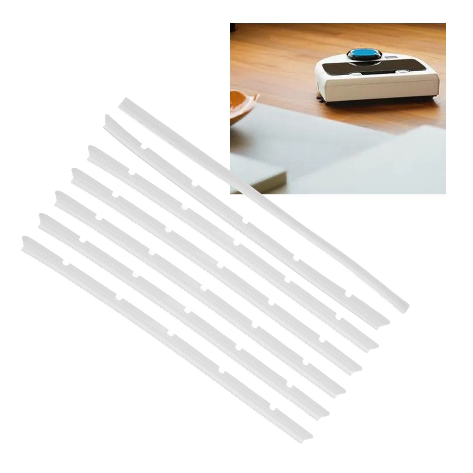 Rolling Brush Strip High Strength Replacement Silicone Strip for Neato Botvac D70 70E 75 80 85 V1294-YM0523-3113210274511