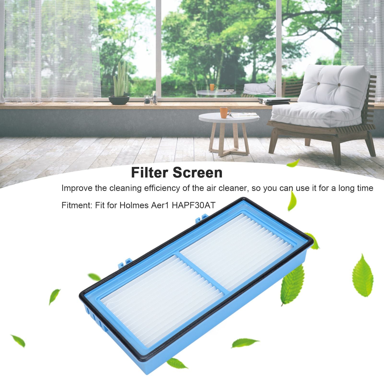 Air Purifier Filter Screen Air Cleaner Filter Replacement Accessories for Holmes Aer1 HAPF30AT V1294-YM0523-3113210274911