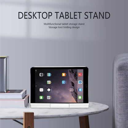 Tablet Stand Portable Multi Angle Adjustable Desktop Tablet Holder for IOS for Huawei TabletWhite V1294-YM0523-3113210276211