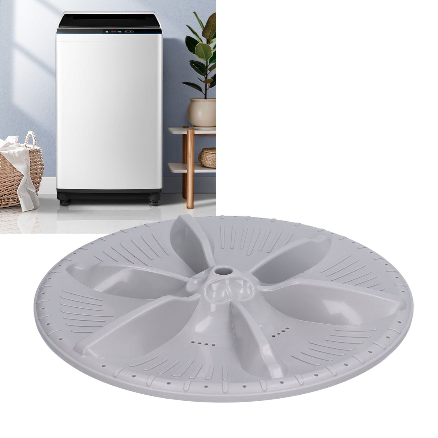 37.5cm Automatic Washer Washplate Universal Washing Machine Washplate Impeller Plate for Home V1294-YM0523-3113210277211