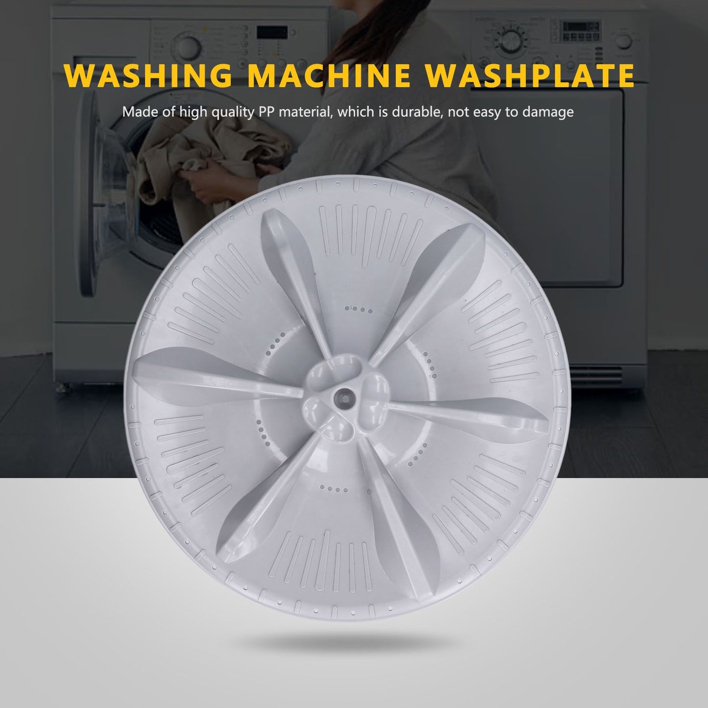 37.5cm Automatic Washer Washplate Universal Washing Machine Washplate Impeller Plate for Home V1294-YM0523-3113210277211