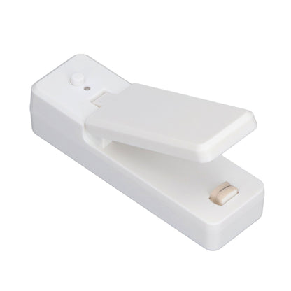 Portable Mini Bag Sealer with Magnet USB Charging Plastic Bag Sealing Machine for Home Kitchen UseWhite V1294-YM0523-3113210278911