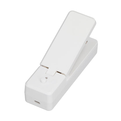 Portable Mini Bag Sealer with Magnet USB Charging Plastic Bag Sealing Machine for Home Kitchen UseWhite V1294-YM0523-3113210278911