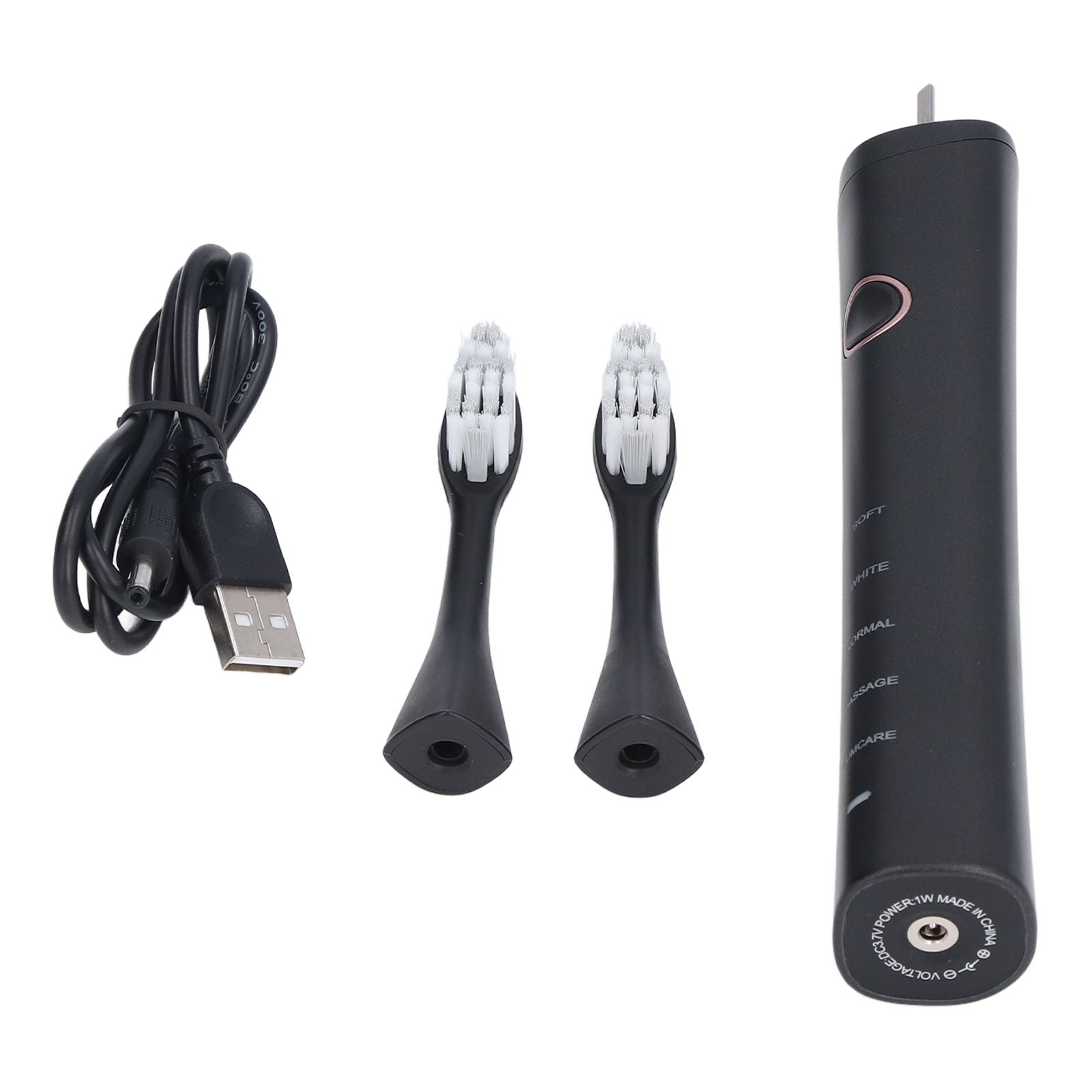 Electric USB Rechargeable Whitening Toothbrush 39000 Times/min 5 Modes with Smart Timer V1294-YM0523-3113210280211
