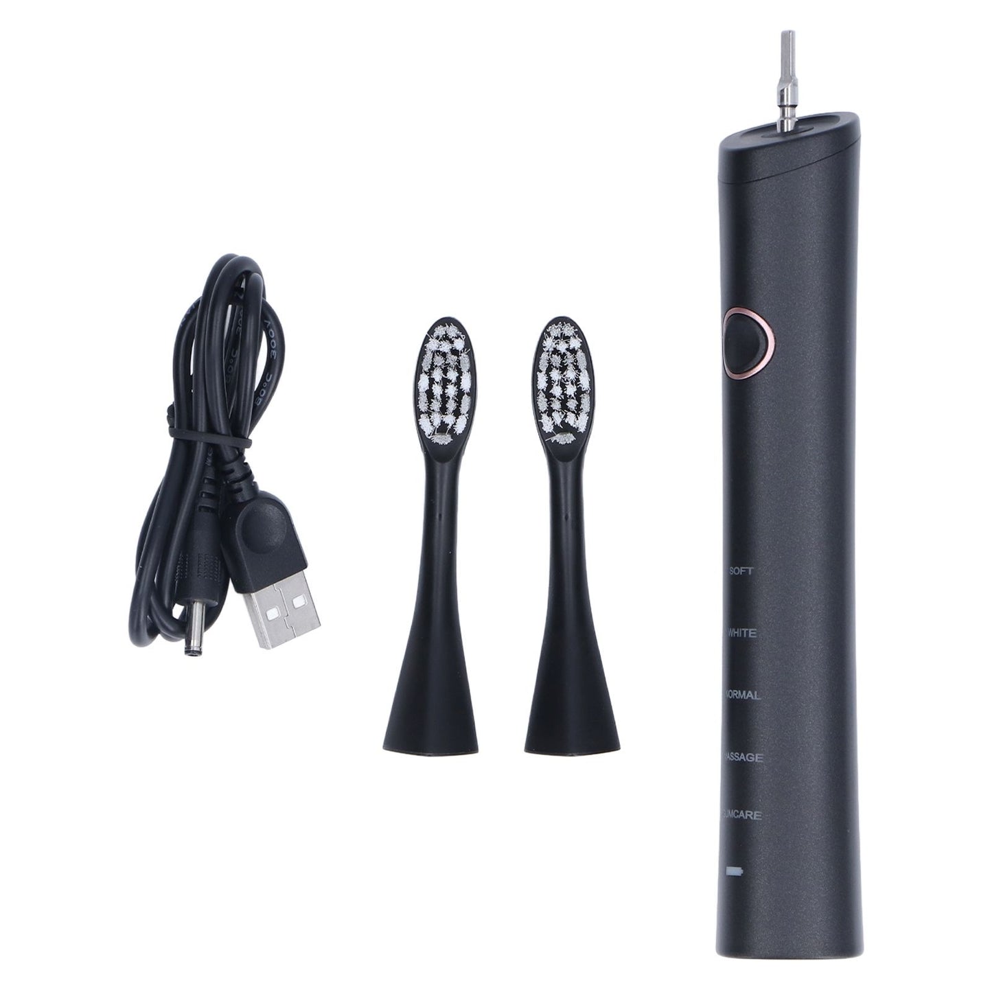 Electric USB Rechargeable Whitening Toothbrush 39000 Times/min 5 Modes with Smart Timer V1294-YM0523-3113210280211