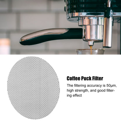 Coffee Puck Screen 316 Stainless Steel Portafilter Filter Screen Accessory 50um Filter Fineness51mm / 2.0in V1294-YM0523-3113210281111