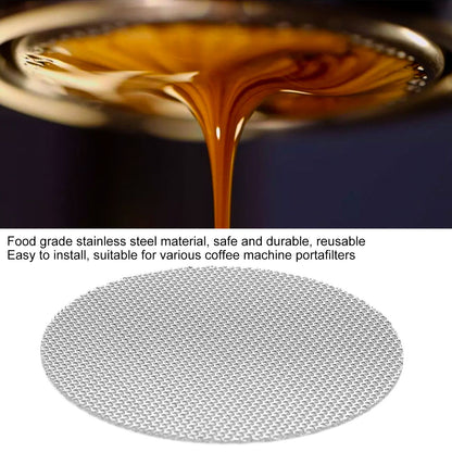 Coffee Puck Screen 316 Stainless Steel Portafilter Filter Screen Accessory 50um Filter Fineness51mm / 2.0in V1294-YM0523-3113210281111