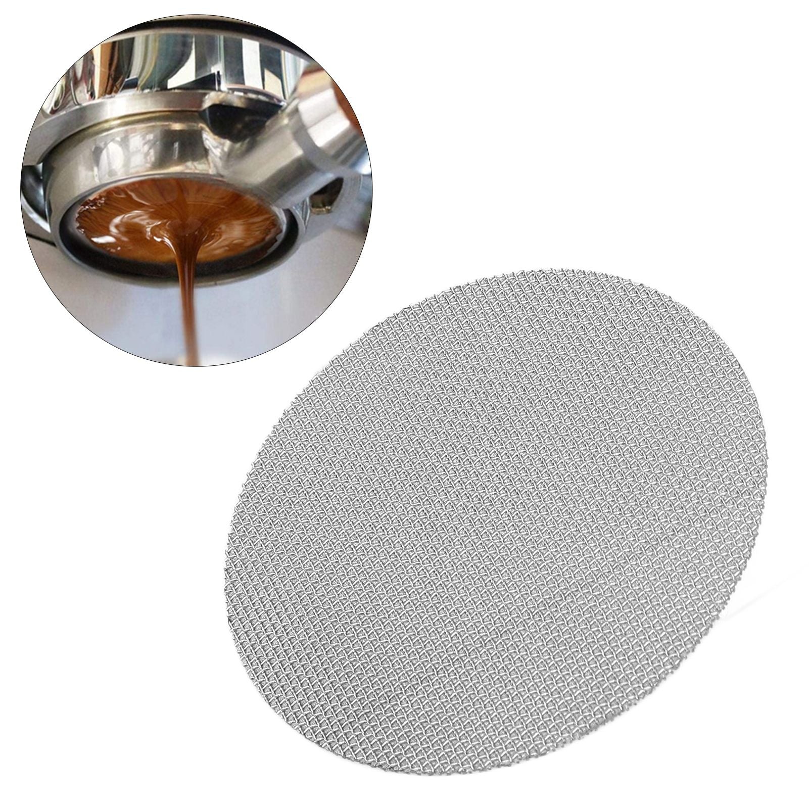 Coffee Puck Screen 316 Stainless Steel Portafilter Filter Screen Accessory 50um Filter Fineness58.5mm / 2.3in V1294-YM0523-3113210281113
