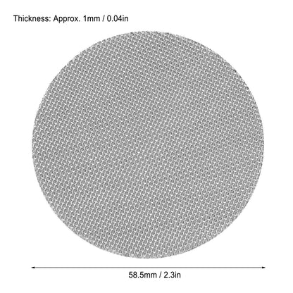 Coffee Portafilter Puck Screen Reusable 100um Filter Fineness Backwash Filter Screen Accessory58.5mm / 2.3in V1294-YM0523-3113210281213